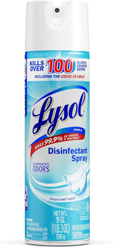 Lysol Disinfectant Spray, Crisp Linen, 57 Oz, Pack of 3