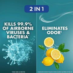 Lysol Air Sanitizer with Bacterial Odor Eliminator for Home & Office, Air Freshener Alternative, Simple Fresh + Cotton Blossom + Lavender Sky, 10 oz (Pack of 3)