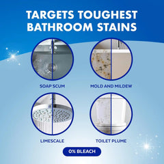 Lysol Power Foaming Bathroom Cleaner, Multipurpose Cleaner for Showers, Bathtubs, Sinks, Disinfectant Spray Kills 99.9% of Germs, Zero Bleach Cleaning Spray, 32 Oz.