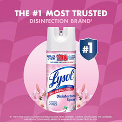 Lysol Disinfectant Spray, Household Cleaning Supplies, Disinfecting Multi-Purpose Room Spray, Antibacterial Sanitizer, Deodorizer, Kills Hantavirus, Early Morning Breeze, 19 Fl Oz (Pack of 2)
